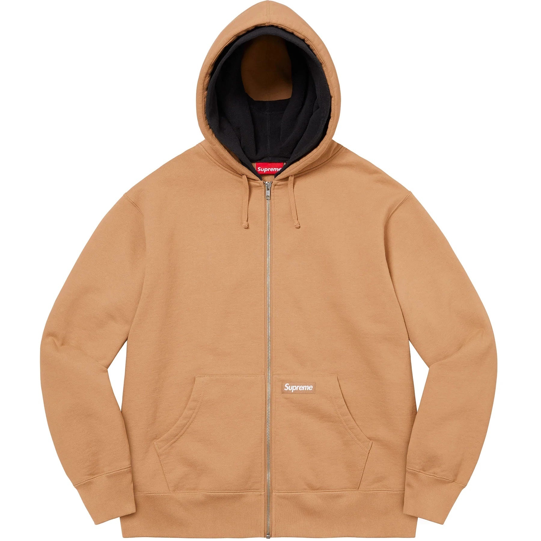 Double Hood Facemask Zip Up Hooded Sweatshirt view 8